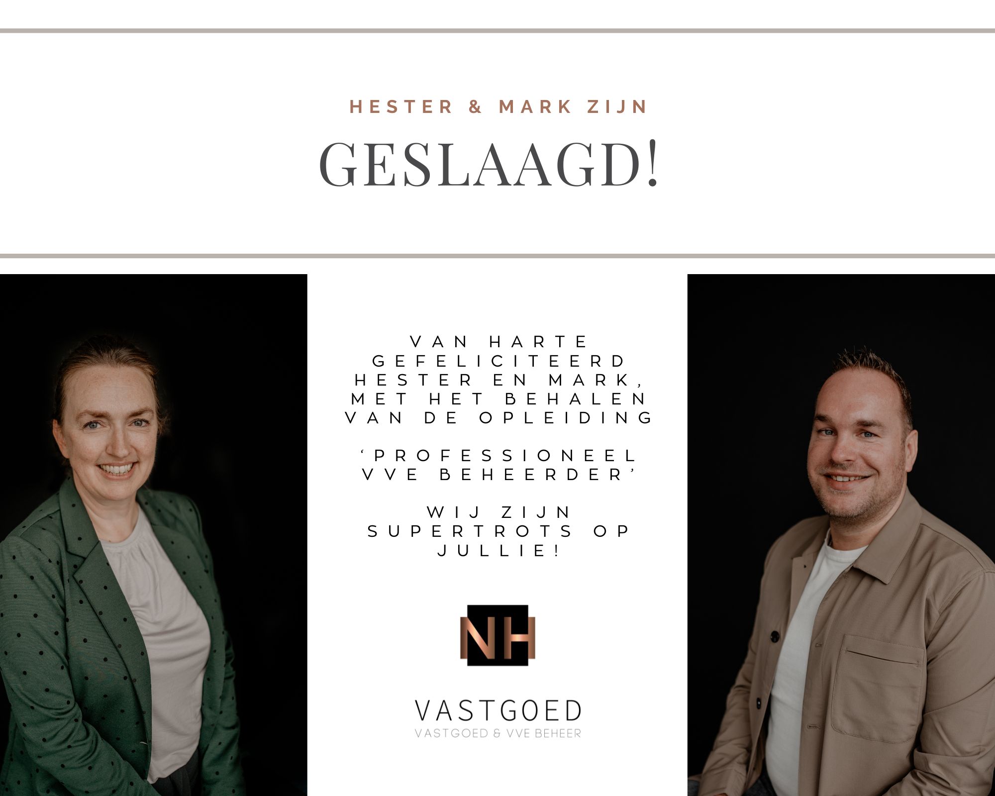 Hester en Mark NH Vastgoed en VvE beheer B.V..